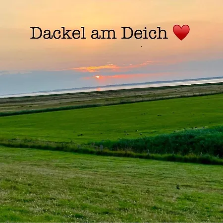 Dackel Am Deich - Strandnah - Eingezaeunter Garten - Ruhe