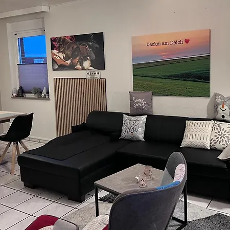 Ferienhaus Dackel am Deich - strandnah - eingezäunter Garten - Ruhe