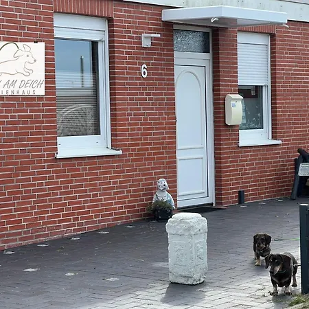 Ferienhaus Dackel am Deich - strandnah - eingezäunter Garten - Ruhe Ferienhaus Dornumersiel