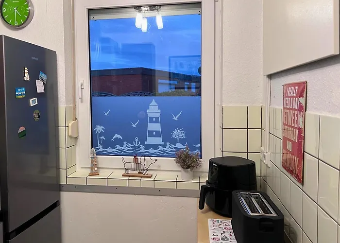 Casa de Férias Dackel Am Deich - Strandnah - Eingezaeunter Garten - Ruhe